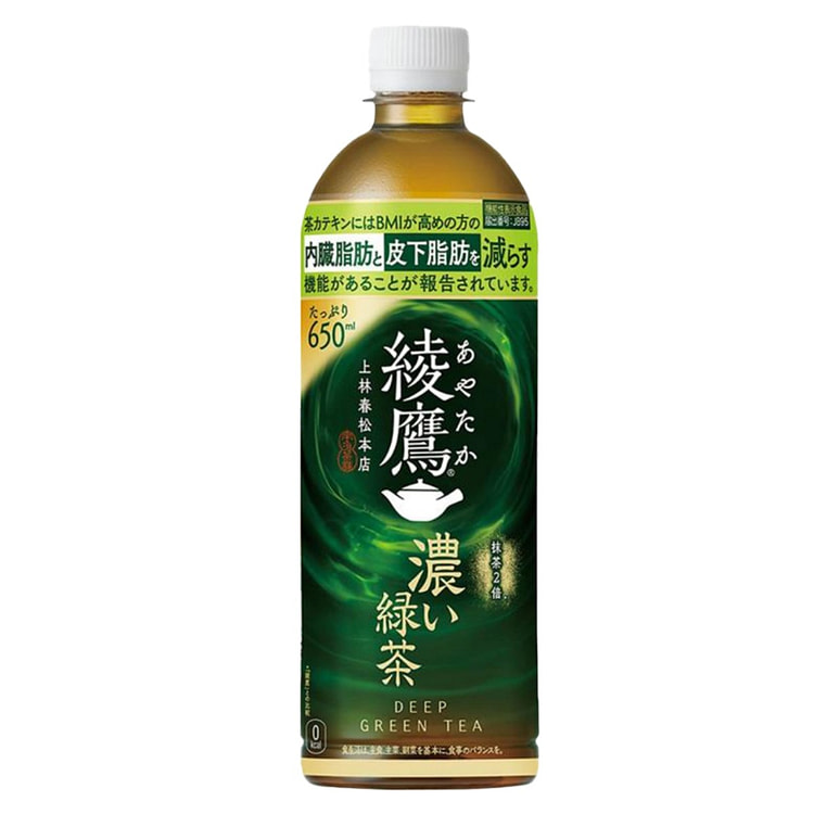 可口可乐 AYATAKA 绫鹰特浓绿茶 含茶儿茶素 650 毫升