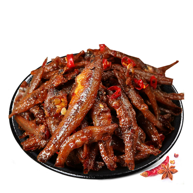 云南 咚咚小鱼香酥海鱼 麻辣小吃鱼干 香辣美味食品 鲜香吃货零食  45g*3袋