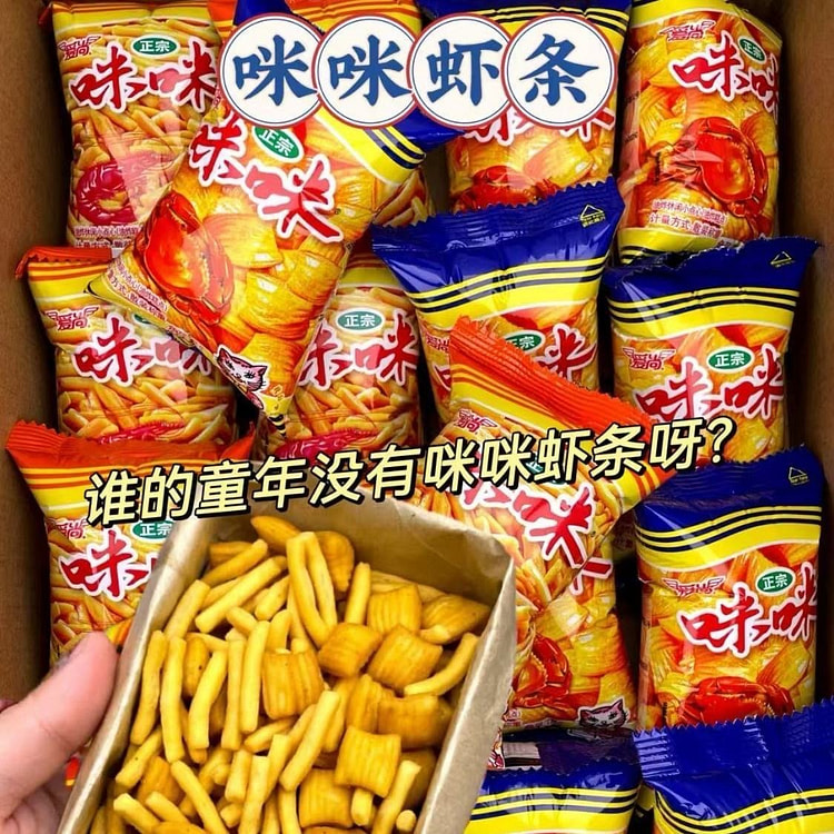 mimi虾条咪咪虾条童年薯条10g*20 200 克