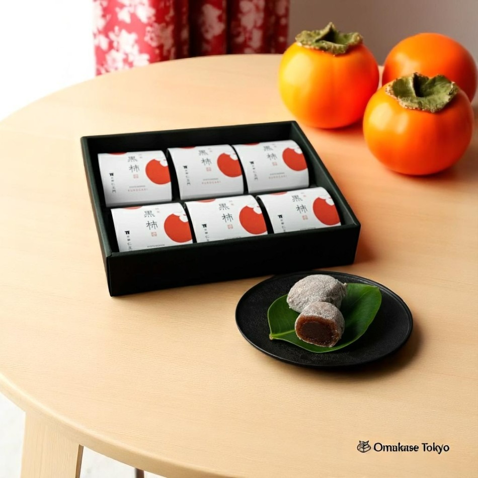 Black Persimmons with Sweet Red Bean Paste (6pcs) 180 g