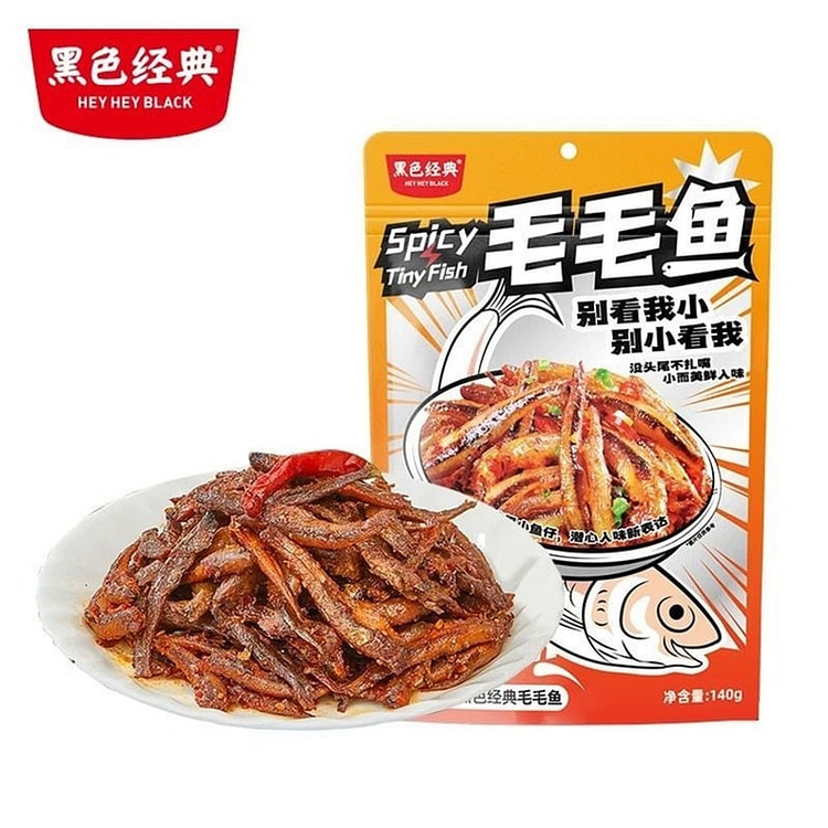 Hunan Spicy Hairy Fish Stick Snack 140 g