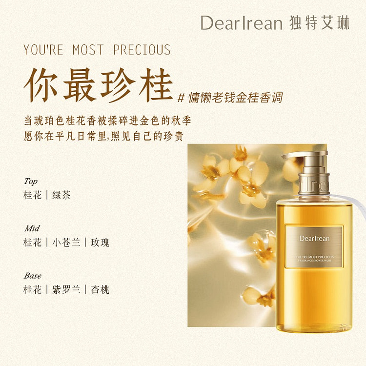 Fragrance shower gel, your most precious bottle 350 ml