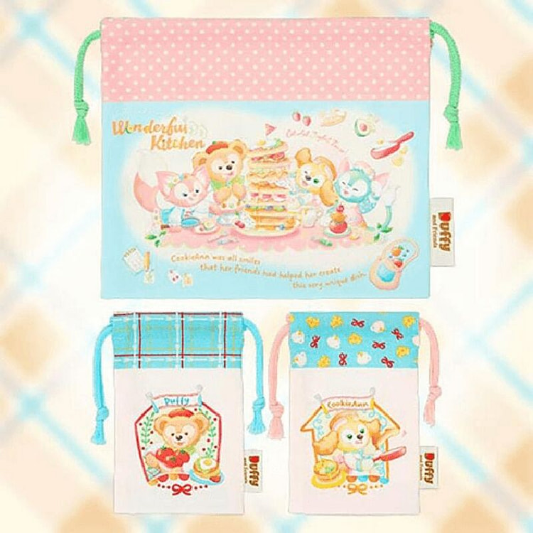Disney 奇妙厨房系列 春日野餐巴口袋套装