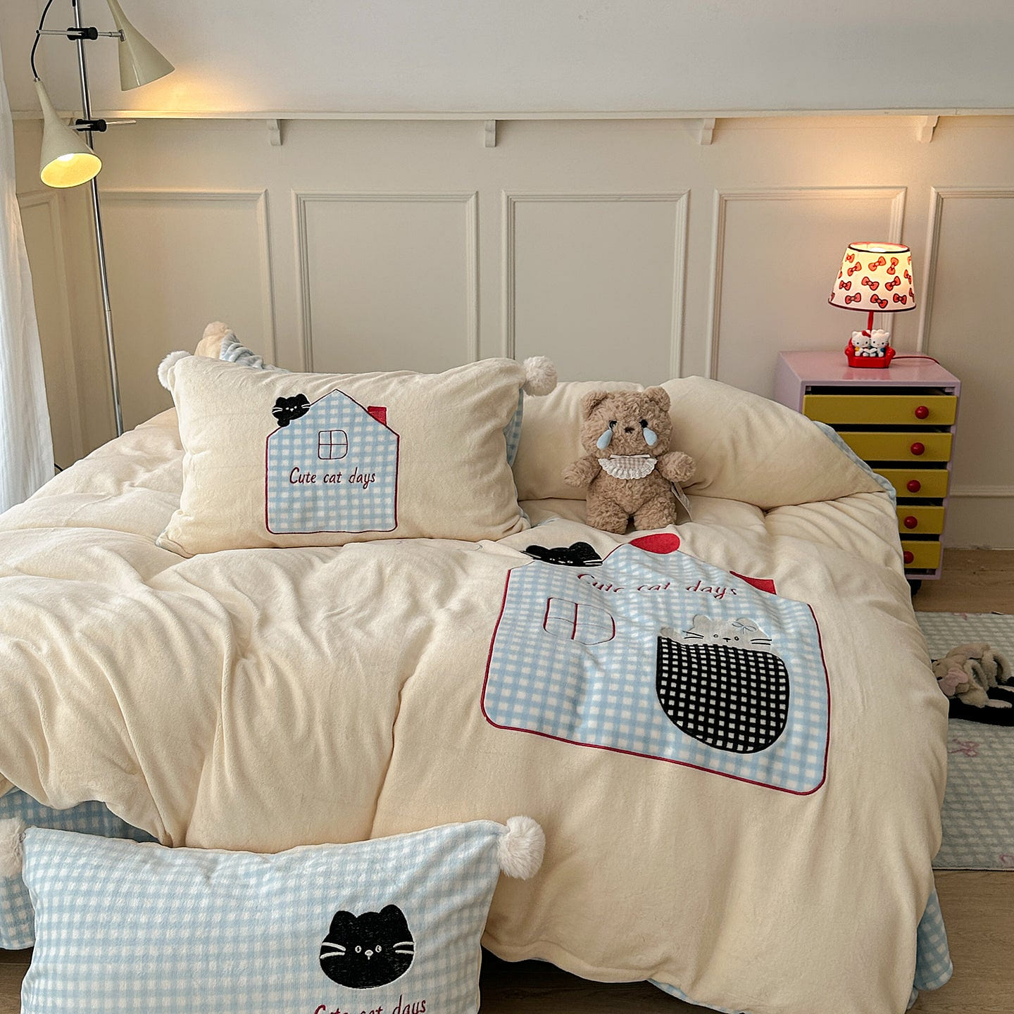 Dreamy Friends Bedding Set Kitty Cottage-Twin 2000 g