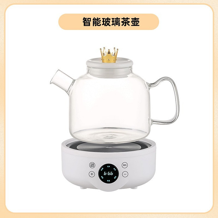 110V养生壶多功能煮茶壶智能茶壶1.5L白色