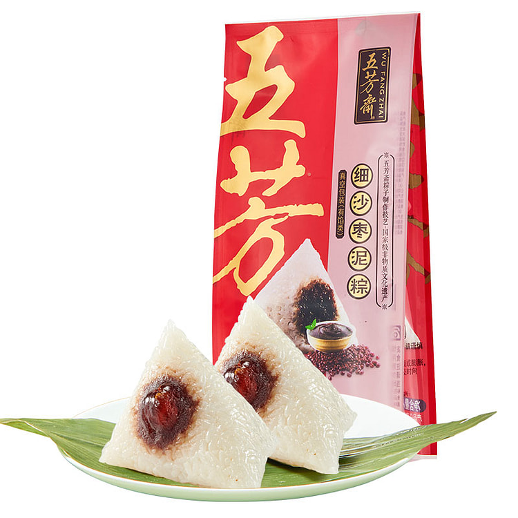 五芳斋细沙枣泥粽2只