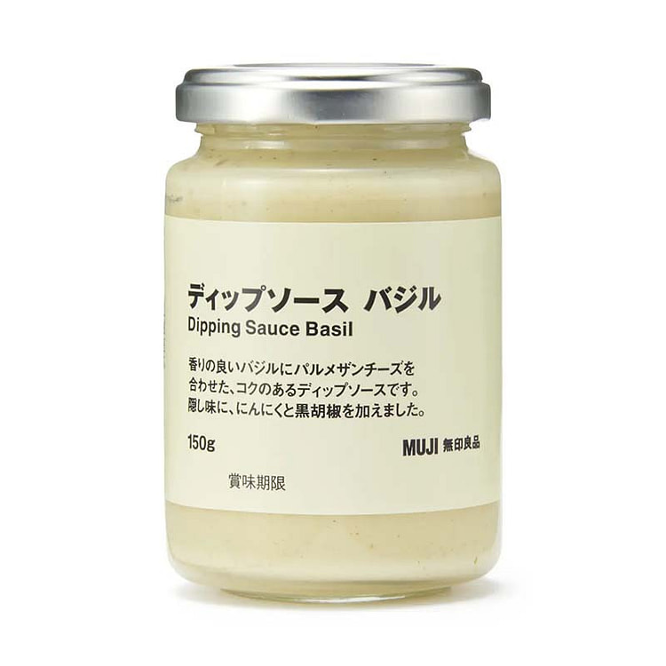 muji 无印良品 干酪沾酱罗勒 沙拉酱 150g