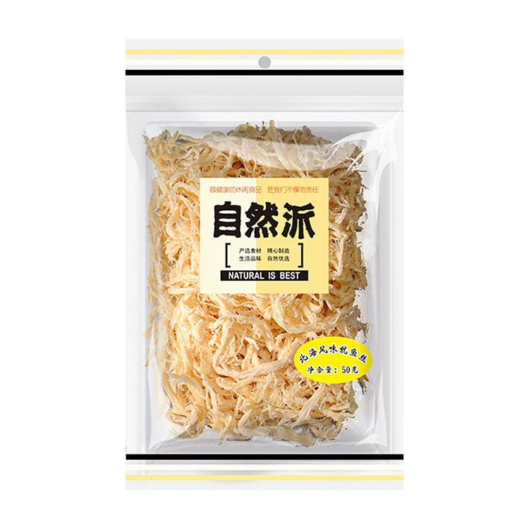 Hand-shredded squid strips, Beihai flavor, 70g 70 g