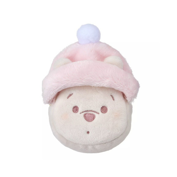 プーさん ポーチ カラビナ付き フルーツラテカラー WHITE POOH