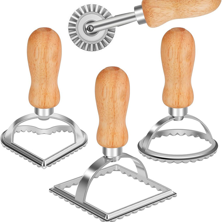 带滚轮的馄饨印章制作器（4 件套） 1 个