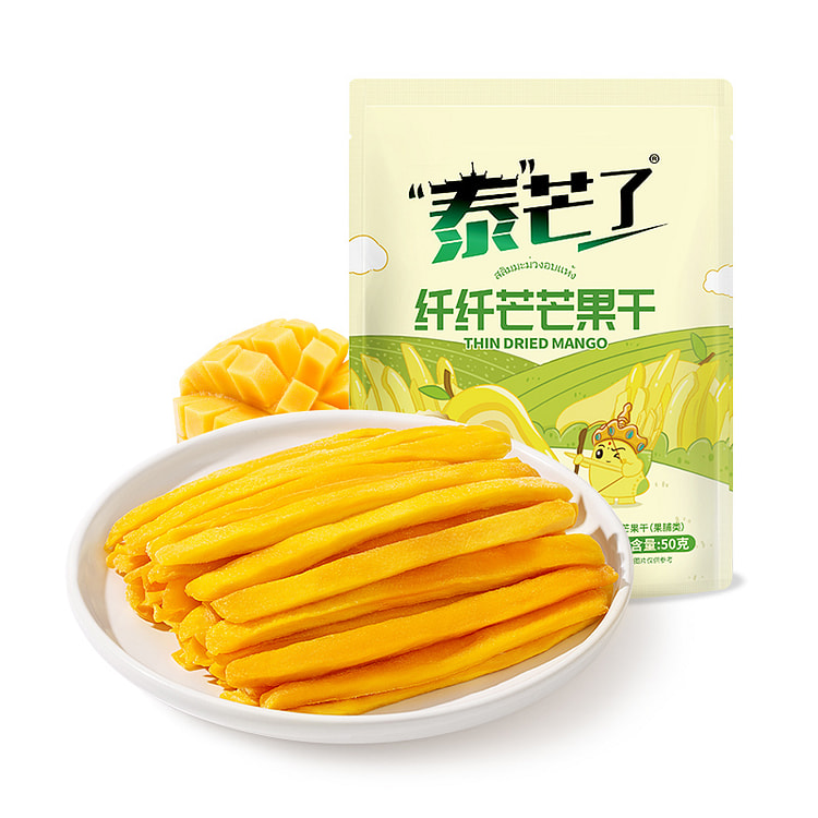 泰芒了纤纤芒果干芒果条50g*4袋