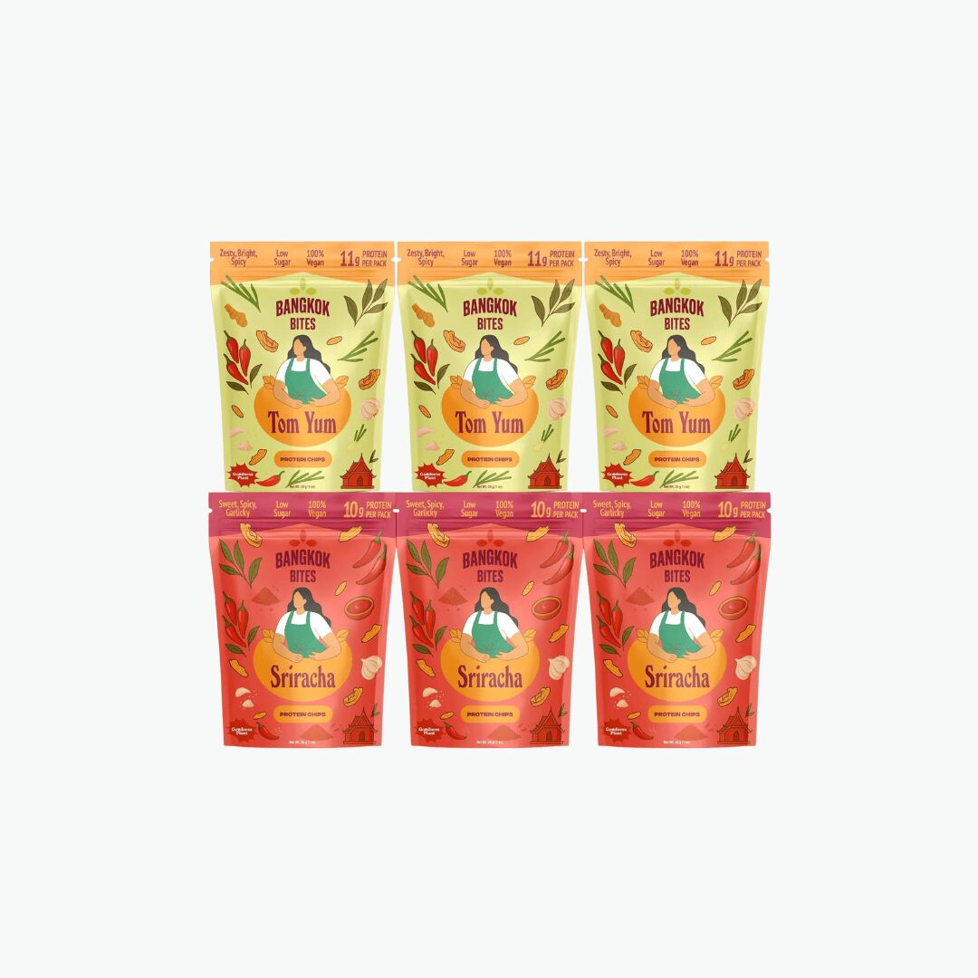 Bangkok Bites Protein Chips - Variety Pack 1.05 oz*6 pack