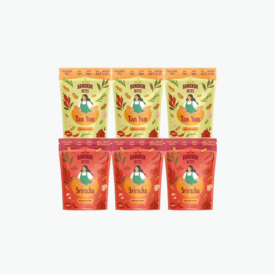 Bangkok Bites Protein Chips – Variety Pack 1.05 oz*6 pack