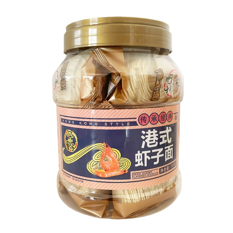港式虾子面715g*1桶