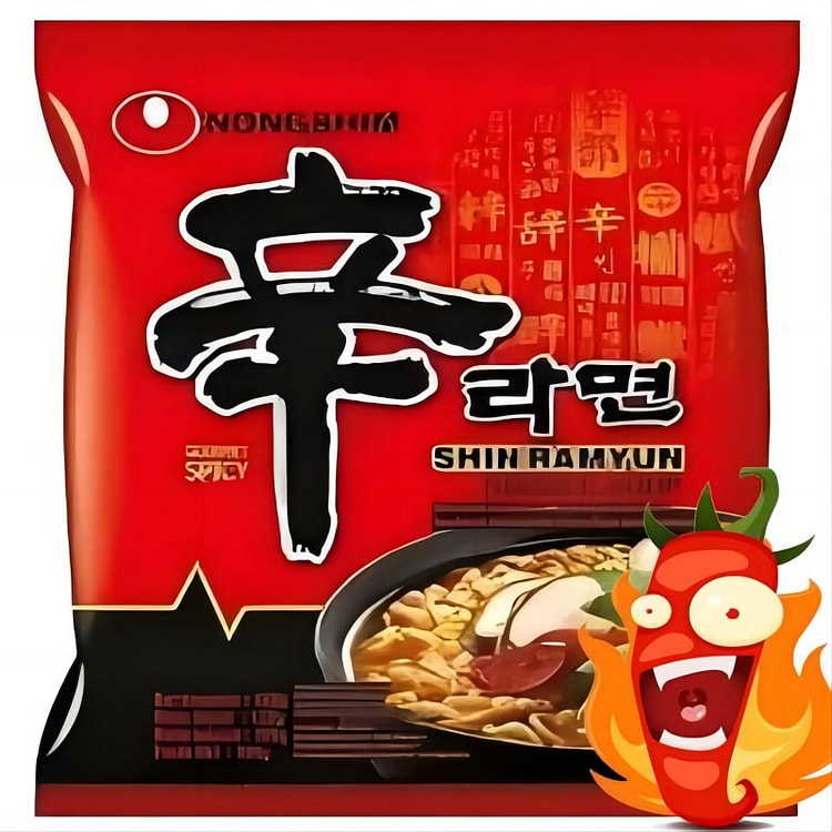 农心辛拉面泡面袋装方便面整箱120g*40