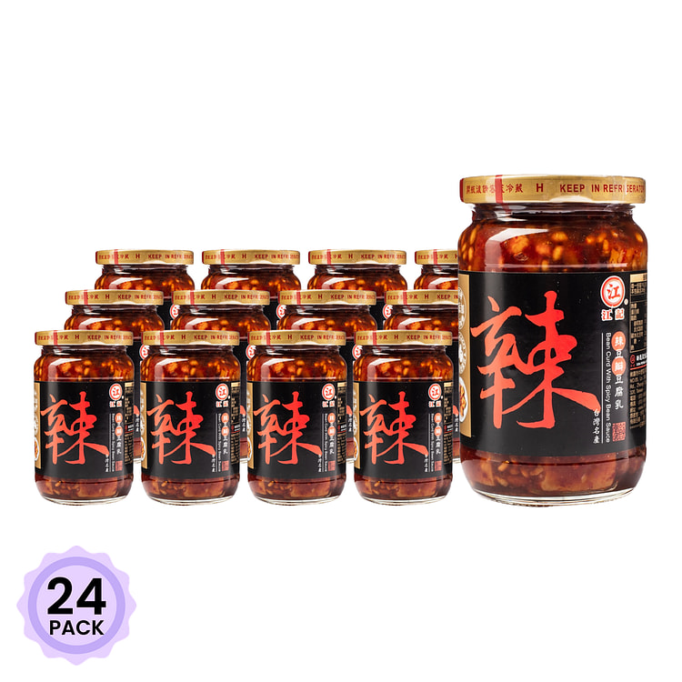 江记 辣豆瓣豆腐乳 380 克*24 包