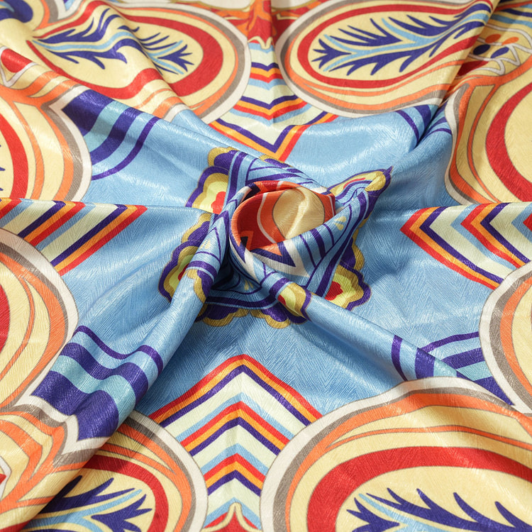 Ikachi Satin Mid-Autumn Scarf 1 each