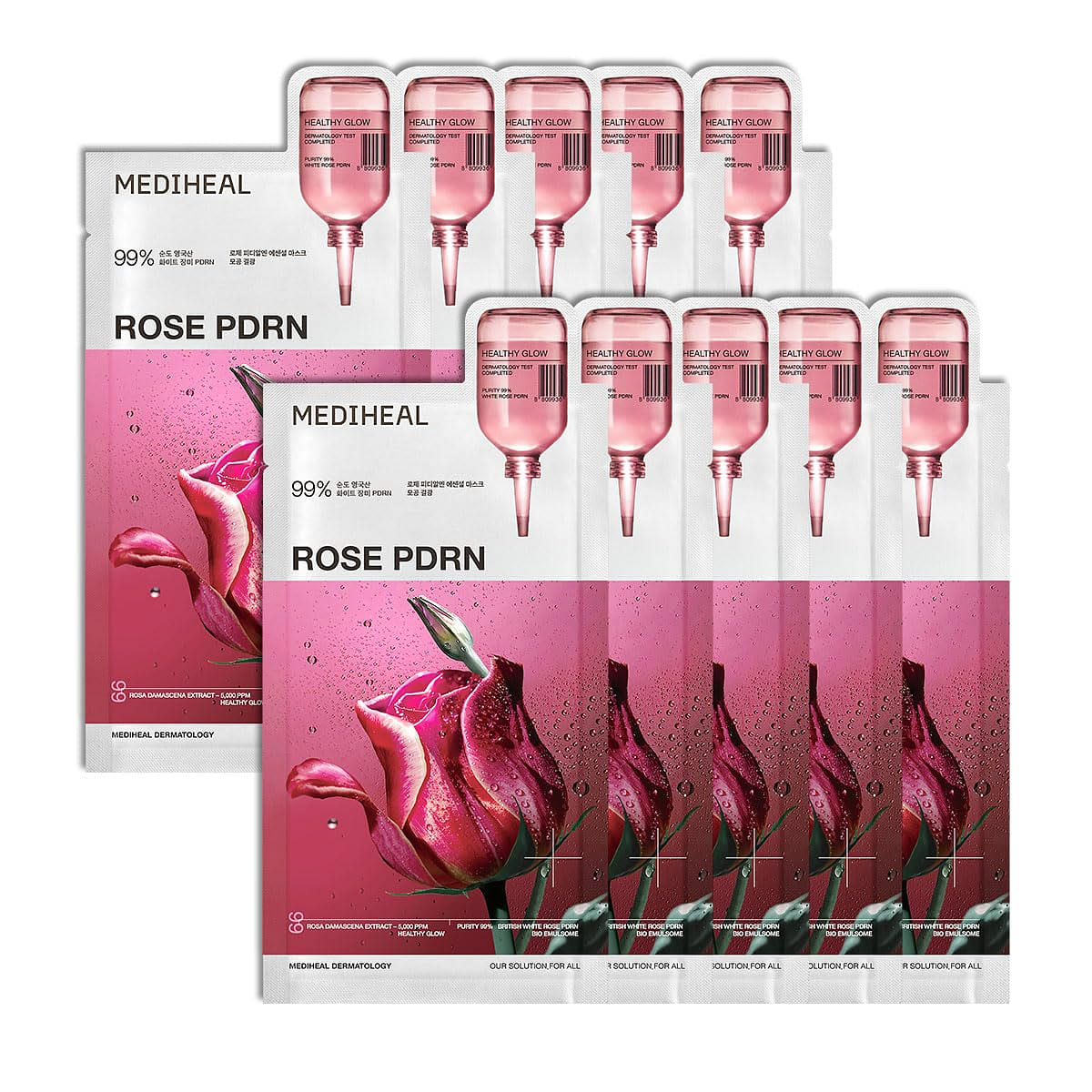 Mediheal Rose PDRN Essential Sheet Mask 11 Pcs 1 each