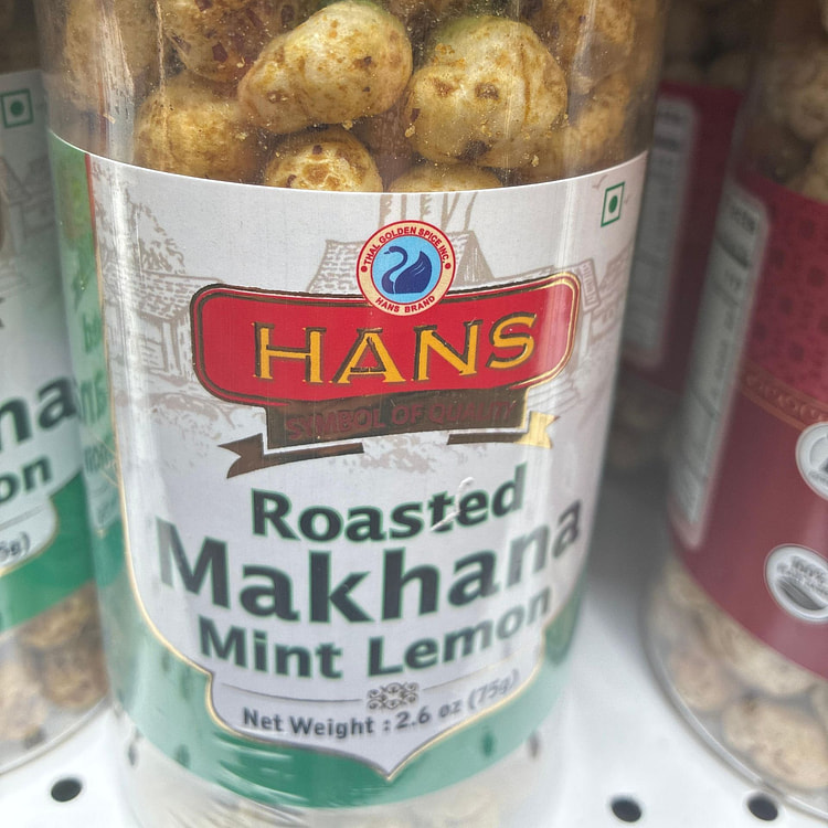 Hans roasted makhana mint lemon 75 g