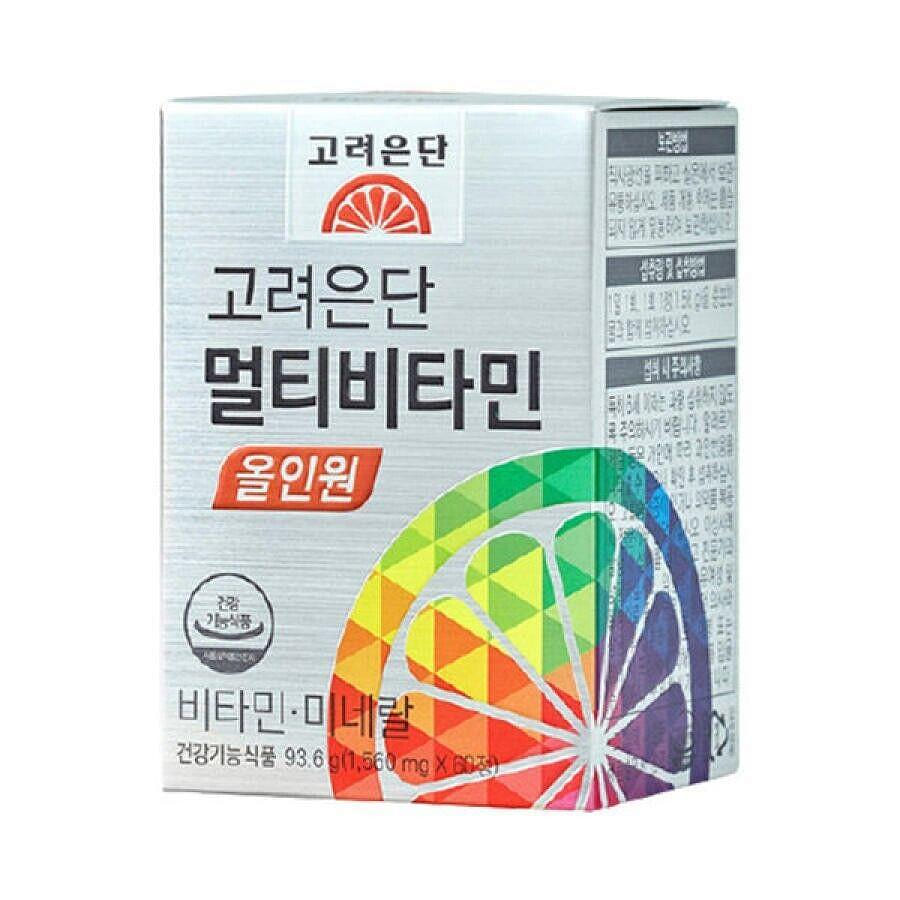 Korea Eundan Multi-Vitamin All-in-One 1560mg x 60 tablets 1 box