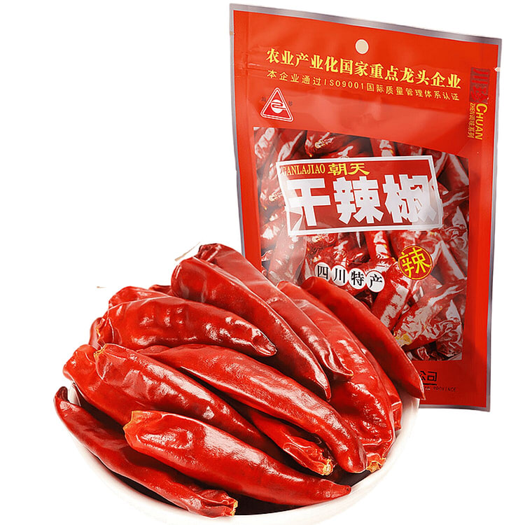 川珍 干辣椒 香辣朝天红辣椒干货 四川火锅调料