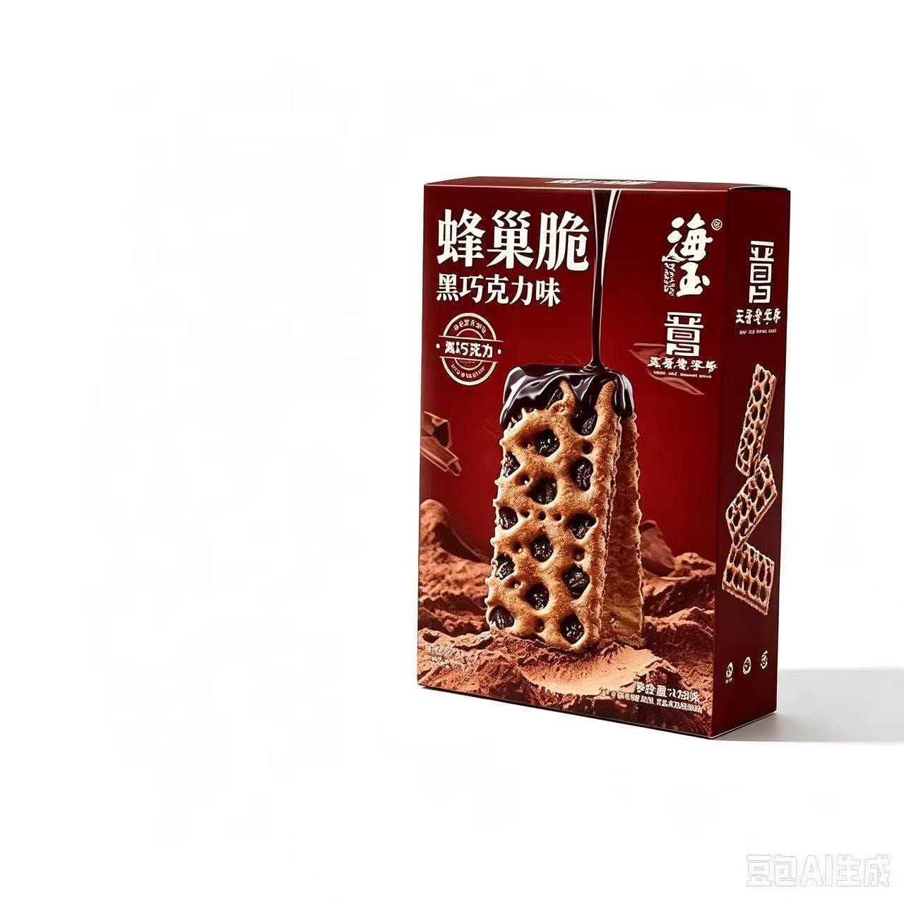 Haiyu Dark Chocolate Biscuits 128g * 2 boxes 256 g