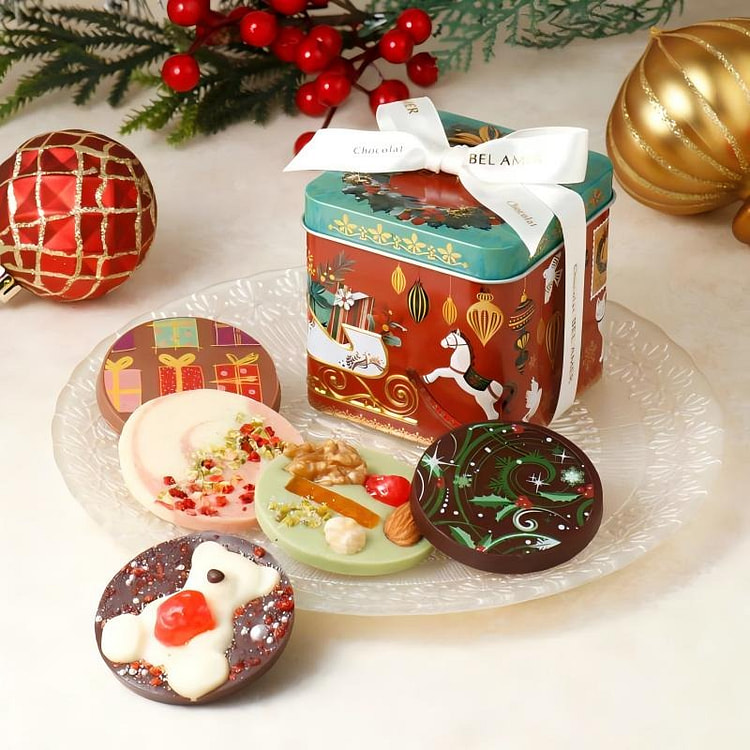 Japan BEL AMER Christmas Limited Chocolate Assortment Gift Set 5pcs