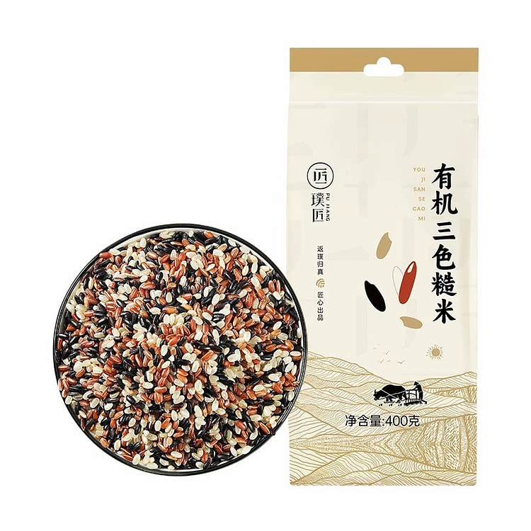 Pujiang Organic Tricolor Brown Rice