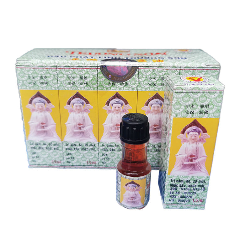 Vietnam Buddha Medical Essential Oil 1.5ml*10 1 box