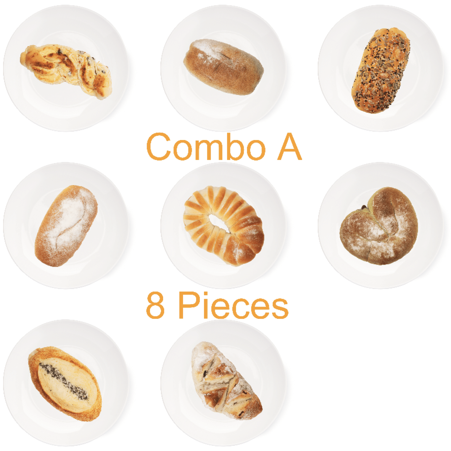 Bread Duke Tasty Bakery Combo A 8 items 1 個