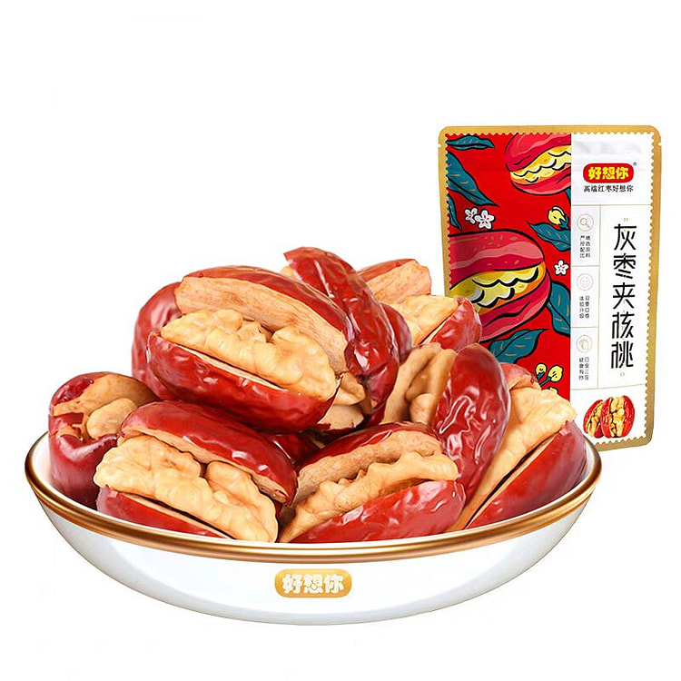 好想你灰枣夹核桃108g新疆红枣薄皮核桃仁0添加
