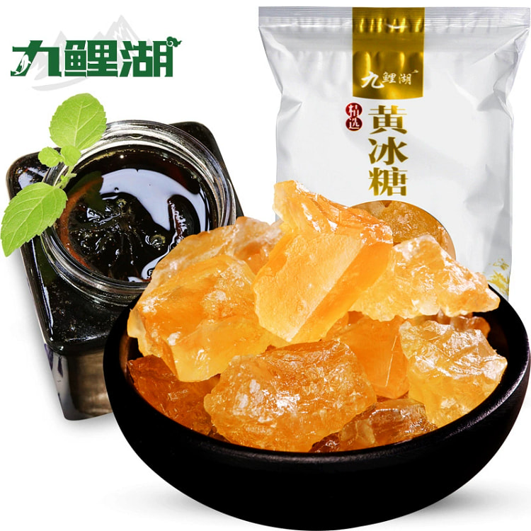 九鲤湖黄冰糖500g*1袋 煲汤炖粥老冰糖土冰糖
