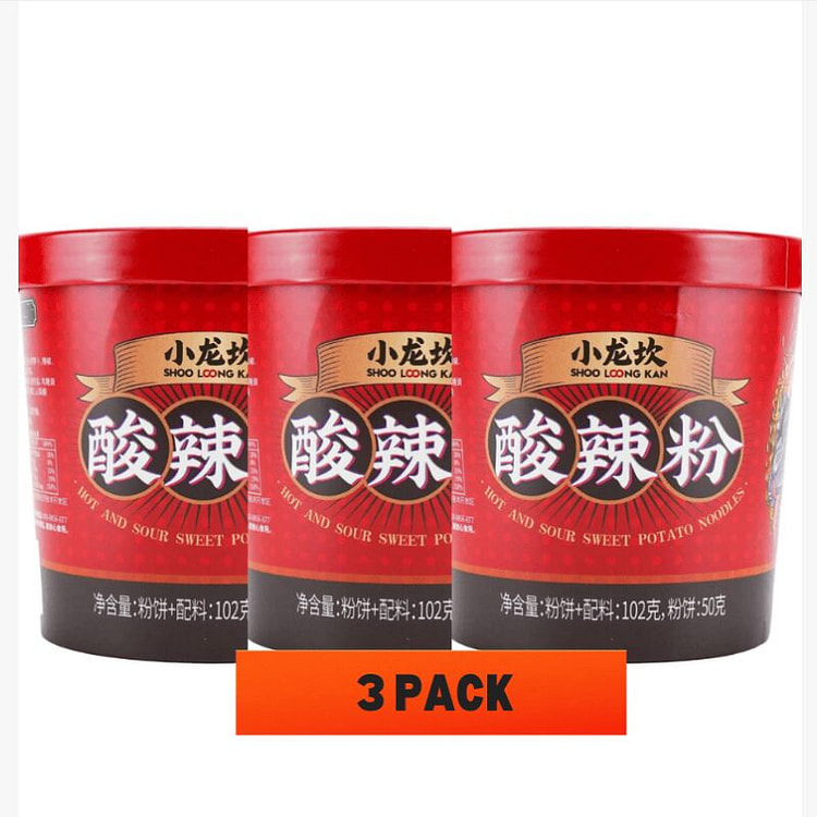Hot and sour vermicelli 102g*3 package