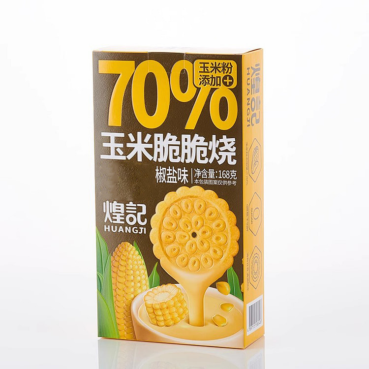 Corn Crisps with salt and pepper flavor168g*1box 168 g