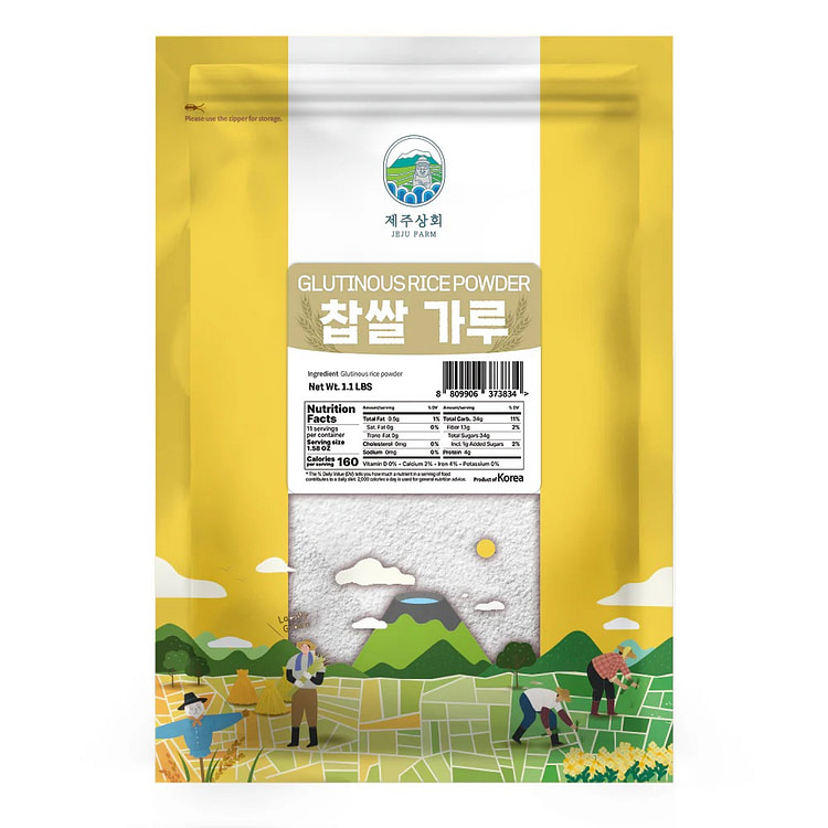 KOREA Jeju Farm Premium Glutinous Rice Powder