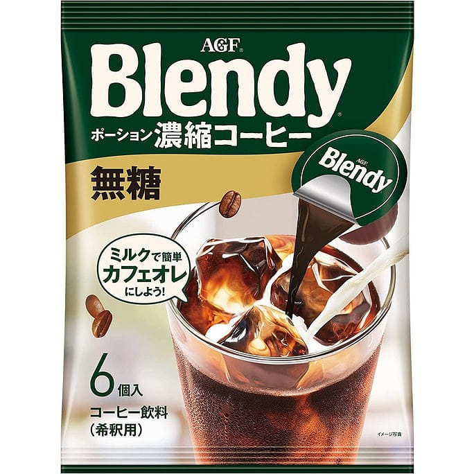 【臨期特價】AGF Blendy膠囊咖啡無糖6個入 1 份
