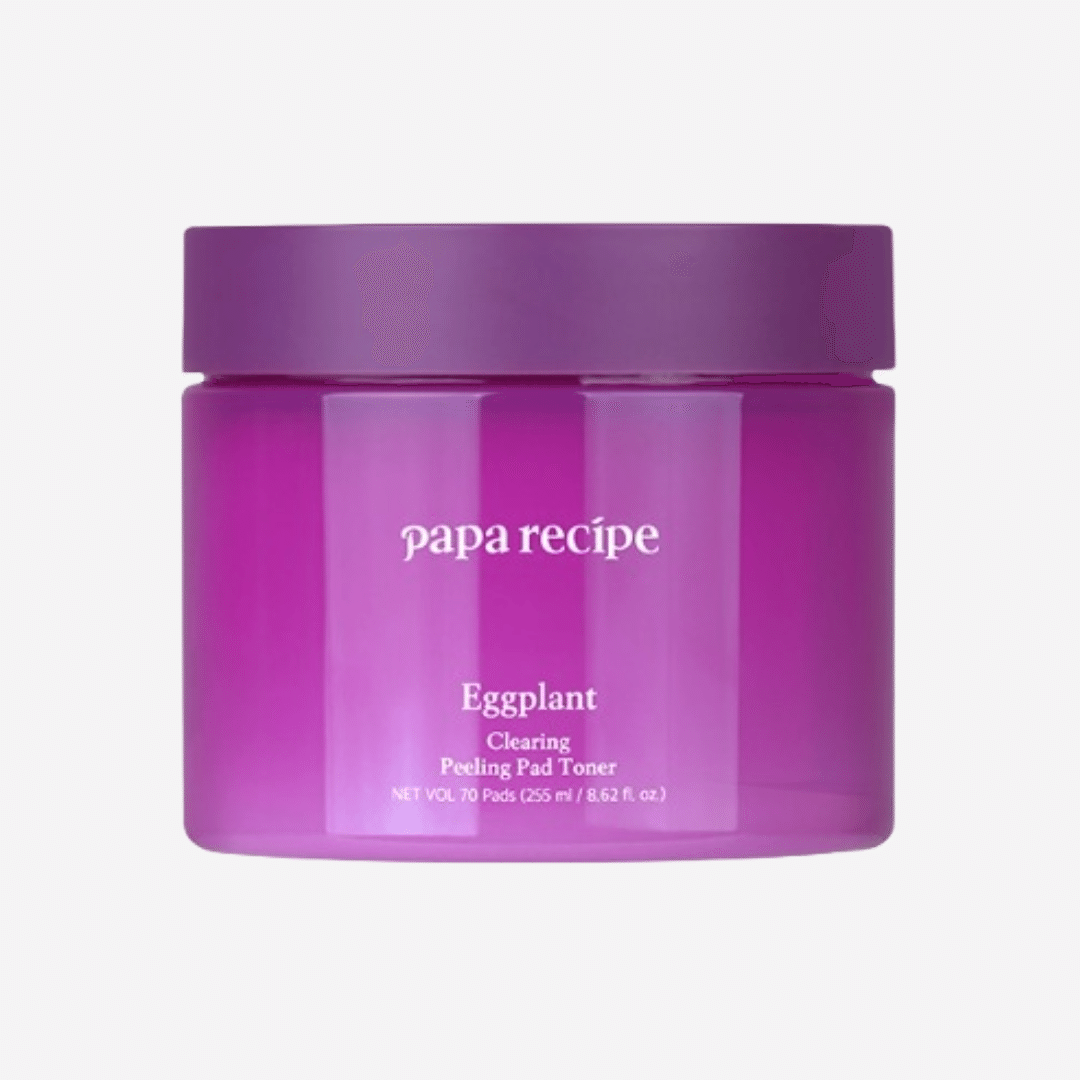 papa recipe Eggplant Clearing Peeling Pad Toner 1 each