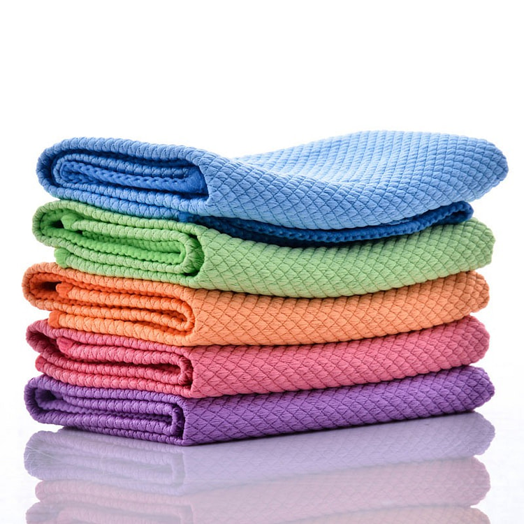 Microfiber streak-free car cleaning cloth 5 each