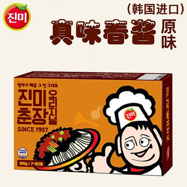韩国真味春韩式炸酱面专用酱300g