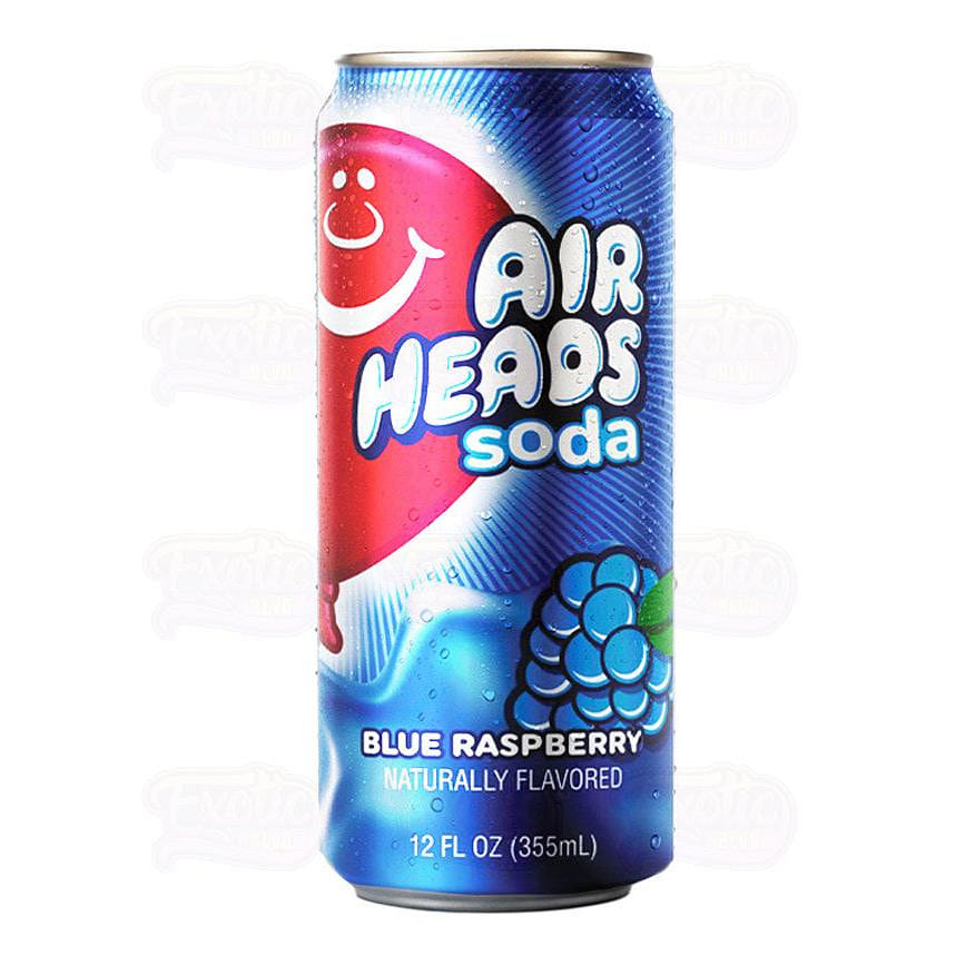Airheads Soda Blue Raspberry 12oz Can 1 each