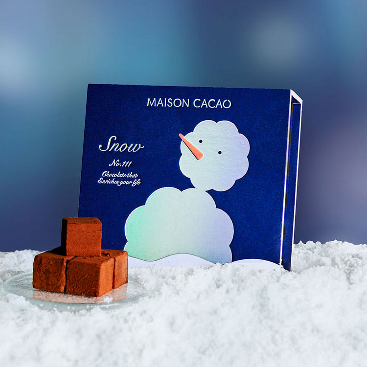 圣诞玫瑰覆盆子苦巧克力 16块 1 份