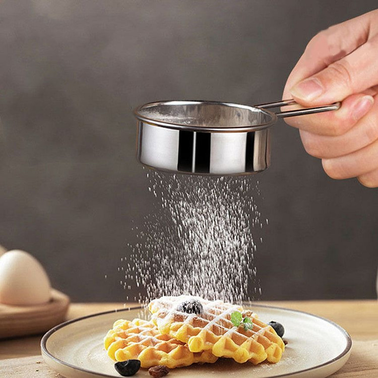 Stainless Steel Handheld Flour Sifter for Baking 1 count