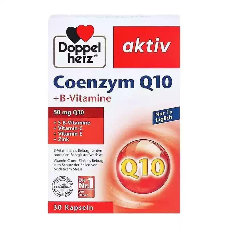 Doppel herz Coenzym Q10 + B-Vitamine 30 Capsules 1 box
