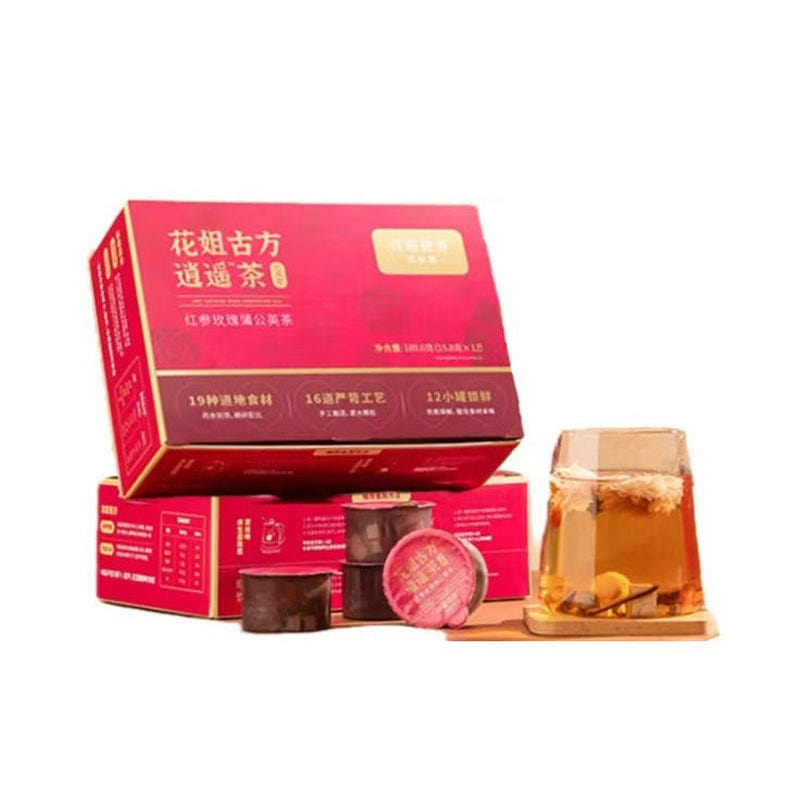 Red ginseng rose and dandelion tea 189.6g*1 189.6 g