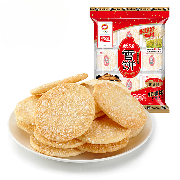 盼盼梅尼耶雪饼香米饼90g/袋