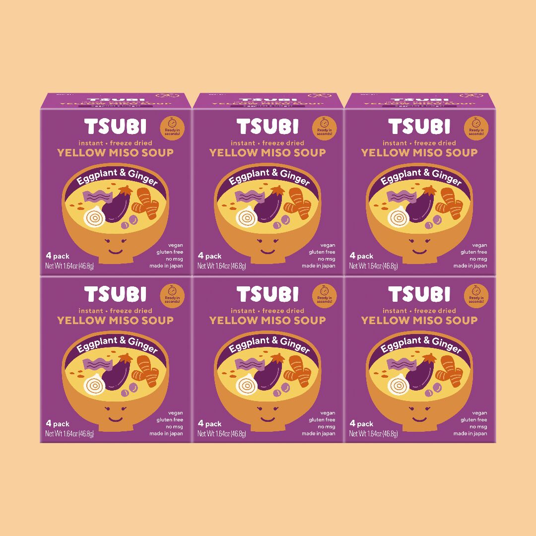 Yellow Miso with Eggplant & Ginger Pack of 24- 6 box