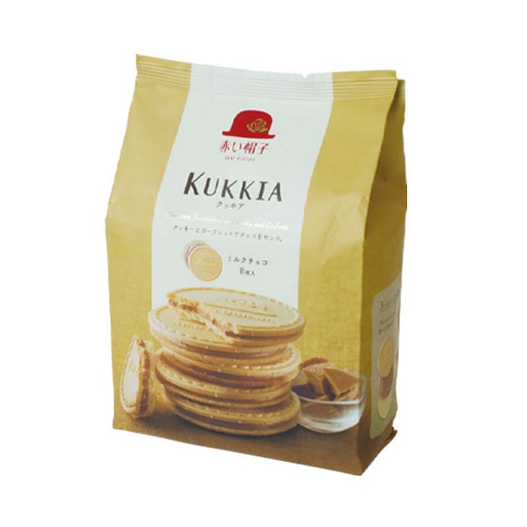 红帽子 薄饼干 巧克力奶油味 8枚 1 份