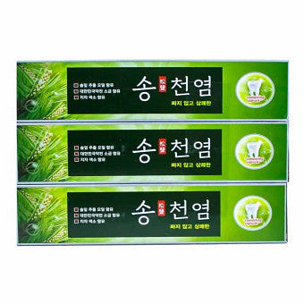 Songcheonyeom Natural Pine Salt Toothpaste 3 Pack
