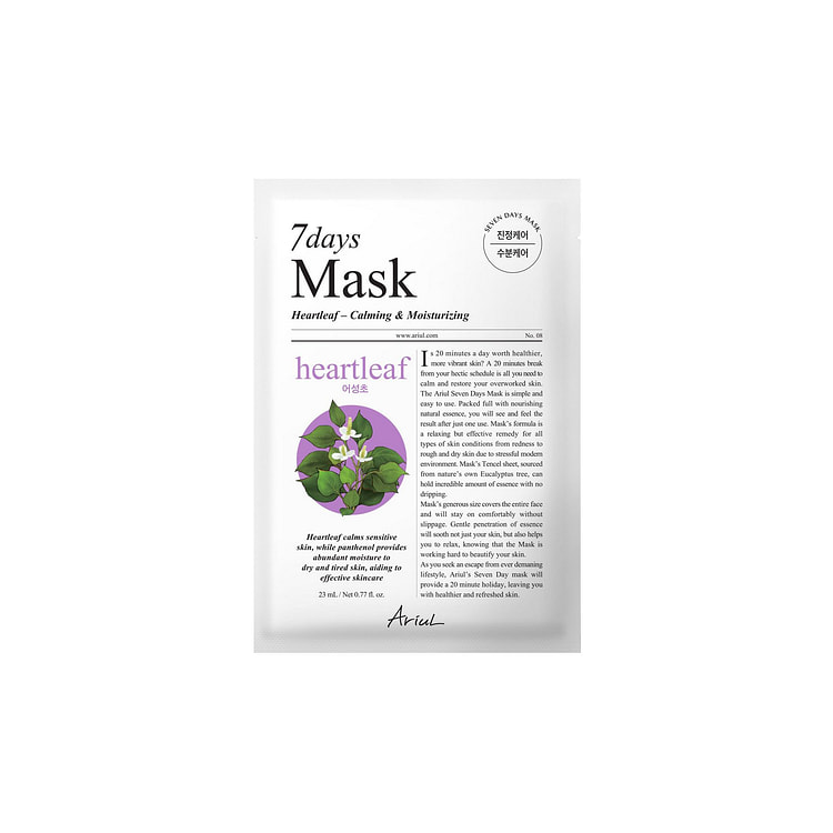 Ariul 7days Mask Heartleaf P