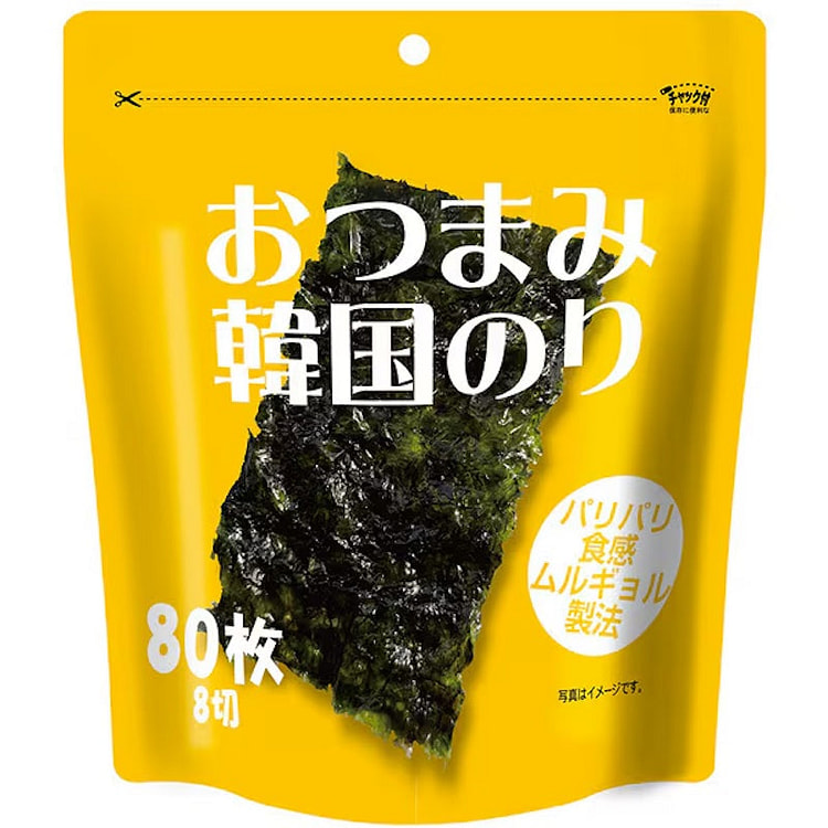 Hitoshina Korean Seasoned Nori 80 Sheets 1 each